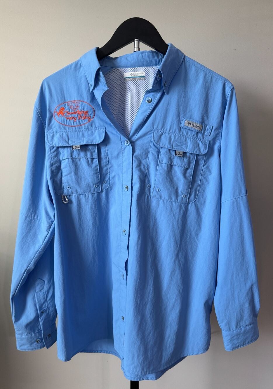 Columbia PFG Bahama II Long-Sleeve Vented Performance Fishing Gear Shirt Large